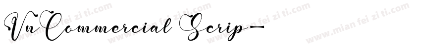 VnCommercial Scrip字体转换